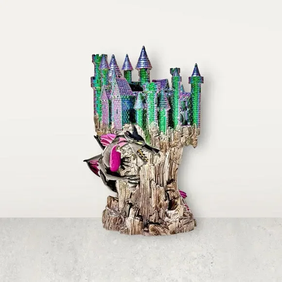 Bath & Body Works -Maleficent Disney Villains 3‑Wick Candle Castle Holder -NEW - Picture 3 of 9